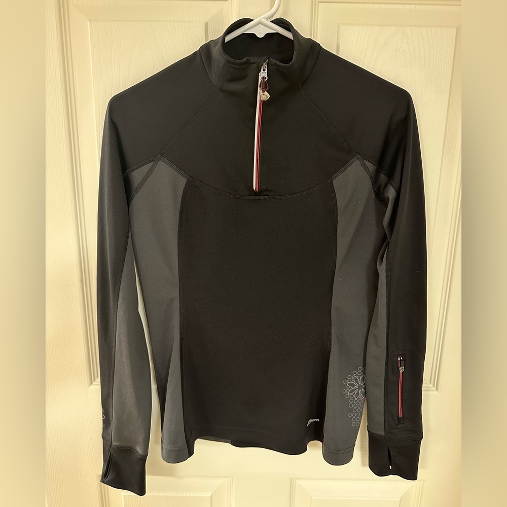 Womens Eddie Bauer Sport quarter-zip pullover.